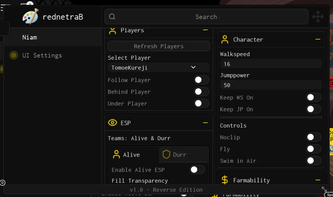RednetraB – MurDurr Script