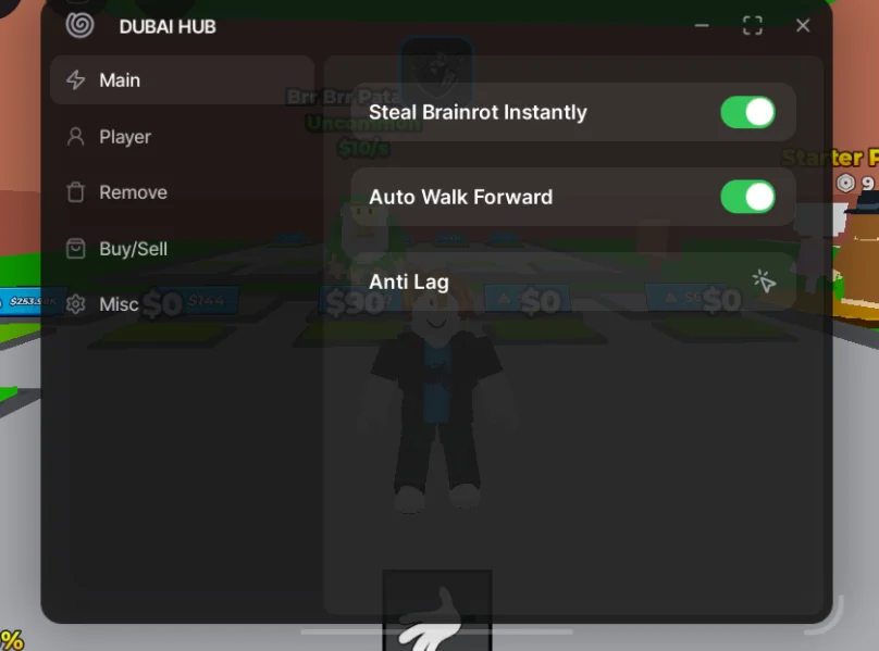 Dubai Hub – Steal From Brainrots Script