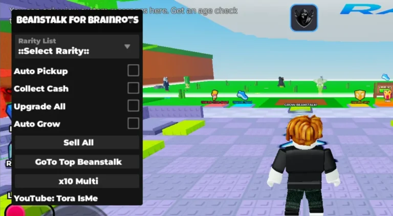 Grow Beanstalk For Brainrots Script [No Key, Grow, Upgrade]