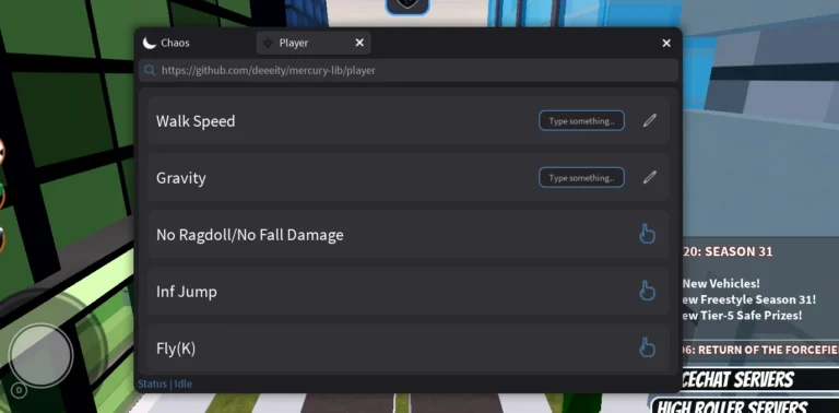 Chaos – Jailbreak Script – No Key, Gun Mod, INF Nitro, All