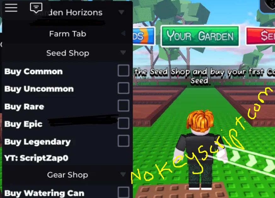 ScriptZap0 – Garden Horizons Script [No Key]