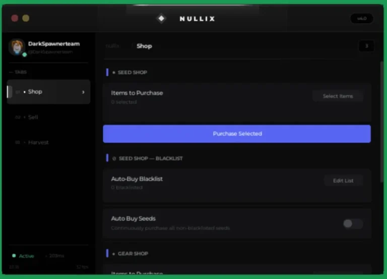 NULLIX Hub – Garden Horizons Script [ Keyless, Auto Farm Harvesting]