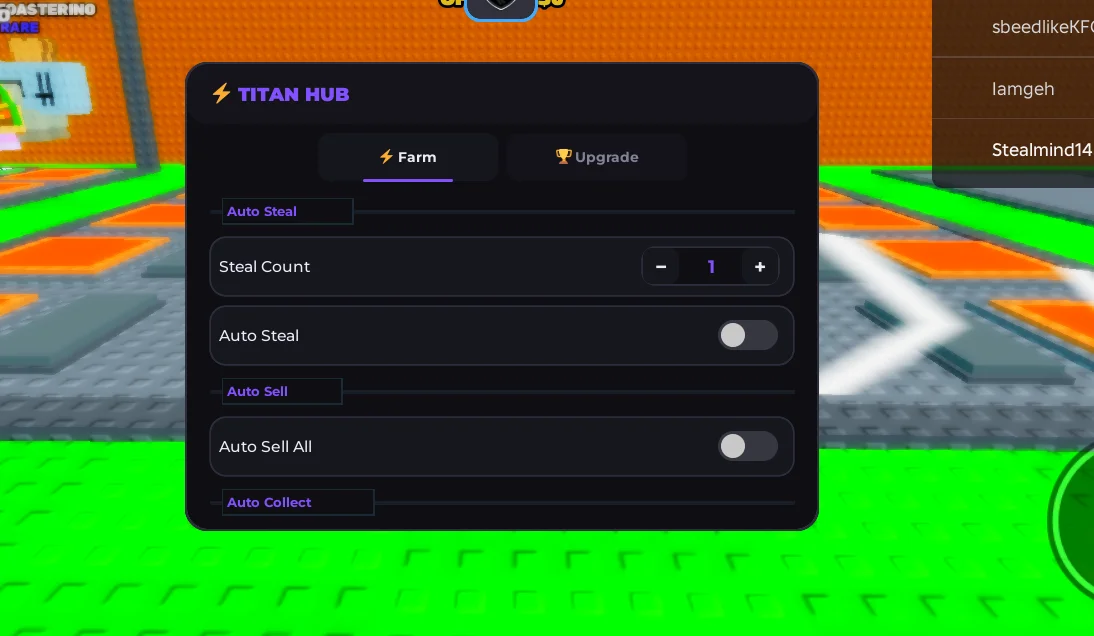 Titan Hub – Swing Obby for Brainrots Script [No-Key]