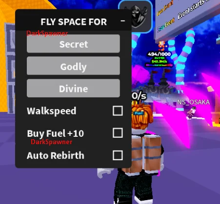 Fly to Space for Brainrot Script Sourcera [No Key]