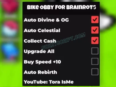 Bike Obby For Brainrots Script ToraIsme [No Key] – Auto OG