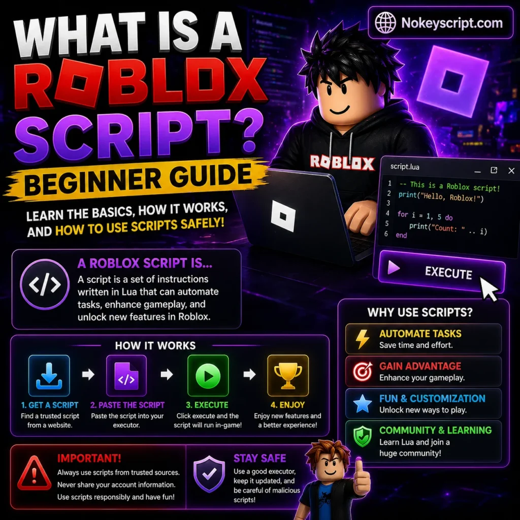 What is a Roblox Script? Complete guide for Roblox users