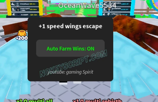 +1 Speed Wings Escape Script GamingSpirit – Auto Win