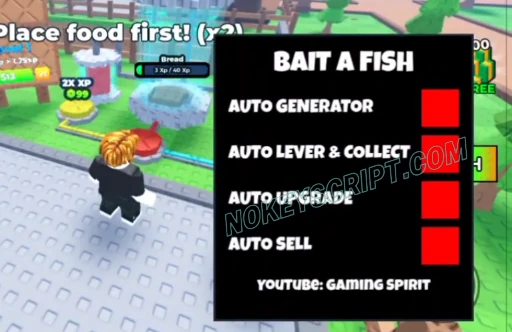 Bait a Fish Script – Auto Generator, Lever, Sell