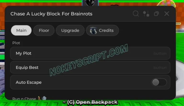 KHSaeed90 – Chase A Lucky Block For Brainrots Script [NoKey]
