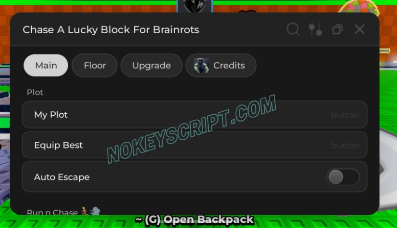 KHSaeed90 – Chase A Lucky Block For Brainrots Script [NoKey]