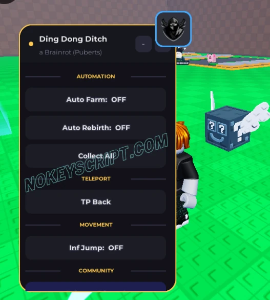 Ding Dong Ditch a Brainrot Script Pubers [No Key]
