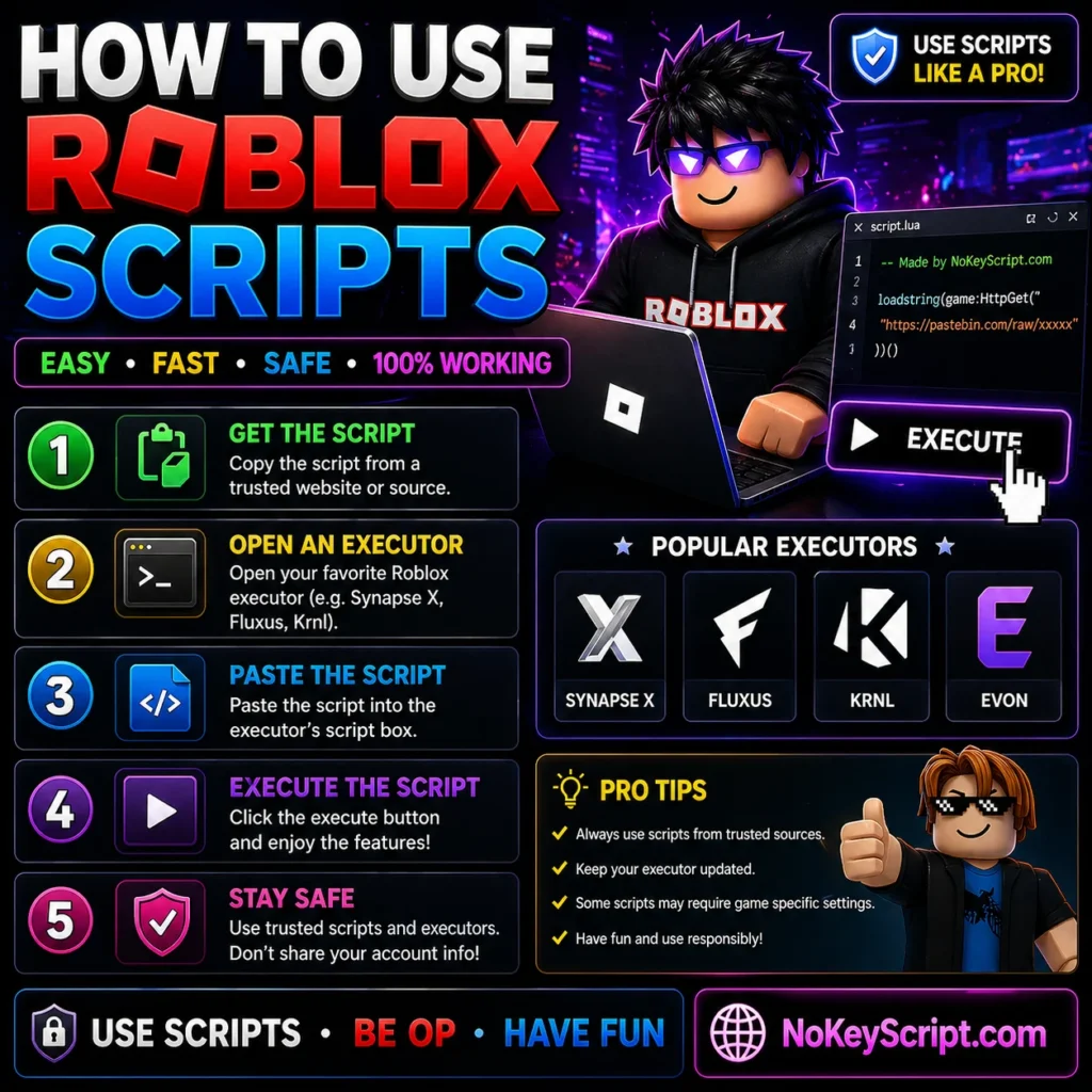 How to use roblox scripts on mobile, pc and mac