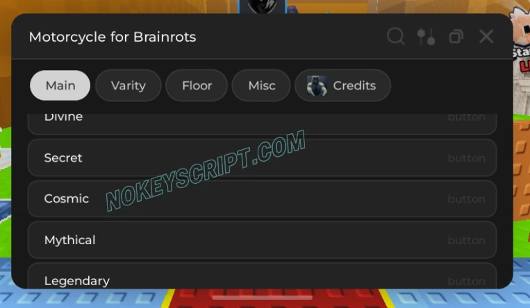 Motorcycle for Brainrots Script KhSaeed90 [NO KEY] – Escape