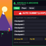 MOUNT KICAU MANIA Script Arceus X – Auto Summit, TP icon