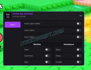 Grow An Animal Script by S0ftKillz – Auto Catch, Cash