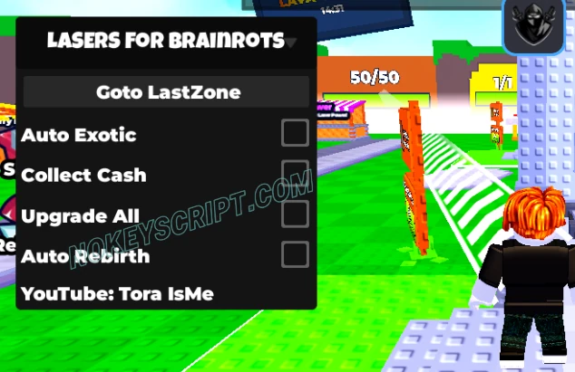 Shoot LASERS For Brainrots Script Tora Isme [Keyless]