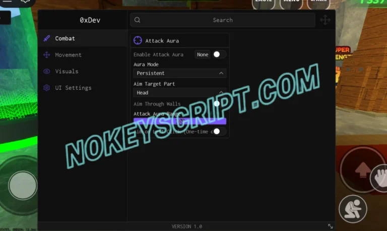 Untitled Fling Game Script 0xDev [No Key] – Auto Farm, Attack Aura