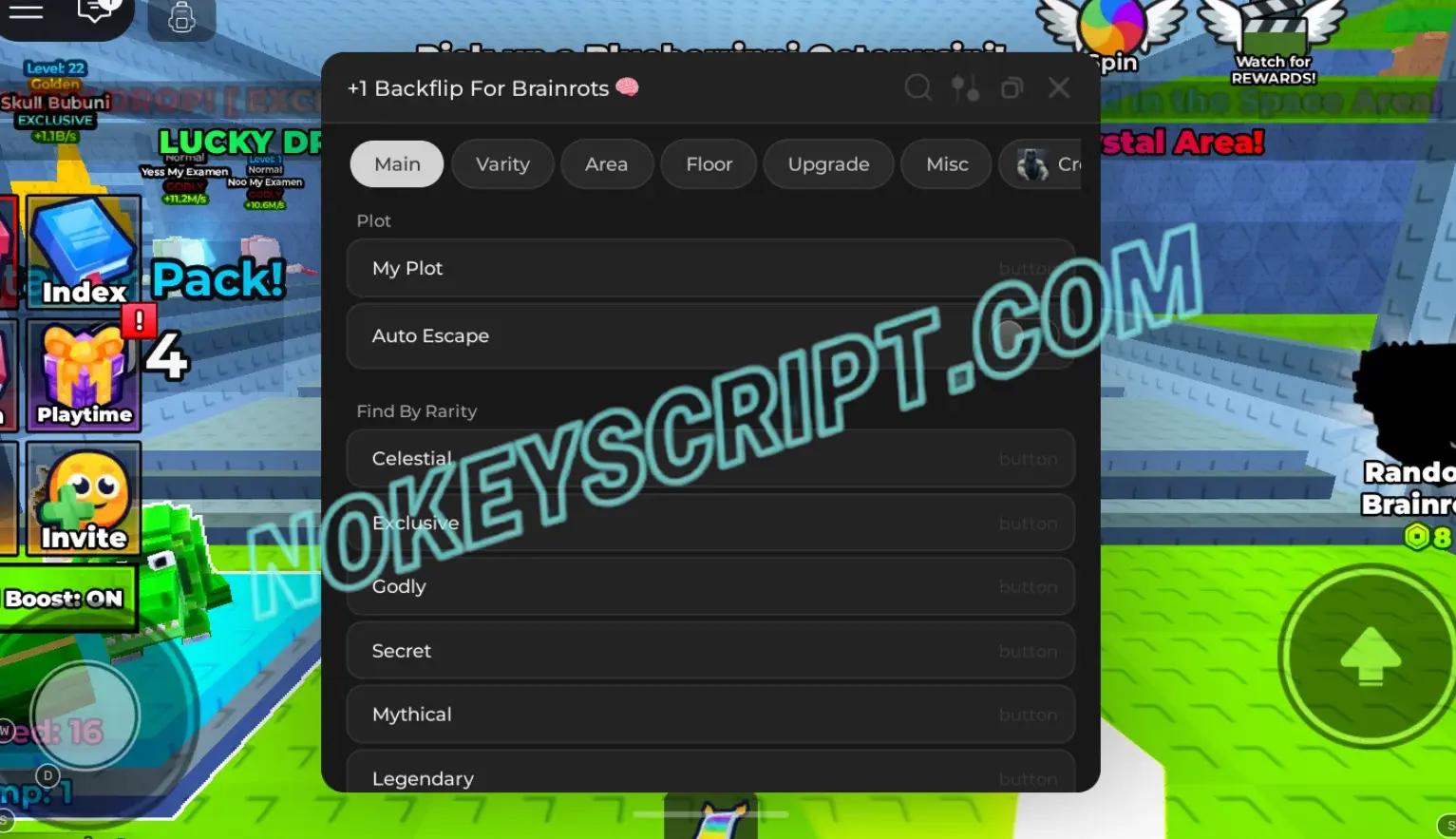 +1 Backflip For Brainrots Script – Keyless