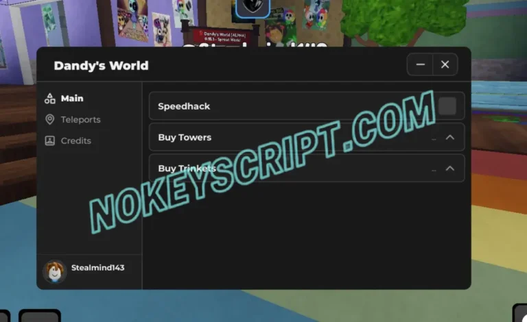 Dandy’s World Script No Key – Speed Hack, Teleport