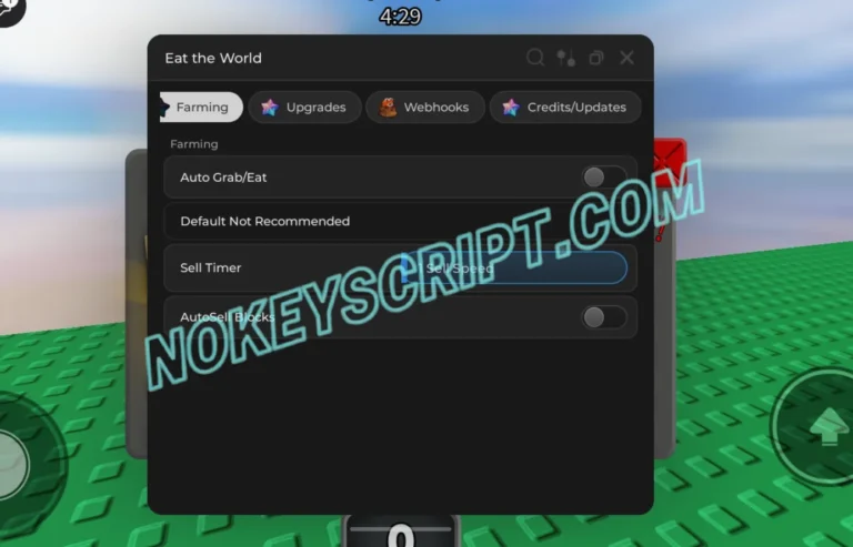 Eat the World Script [NO KEY] – Auto Eat, Auto Sell Blocks