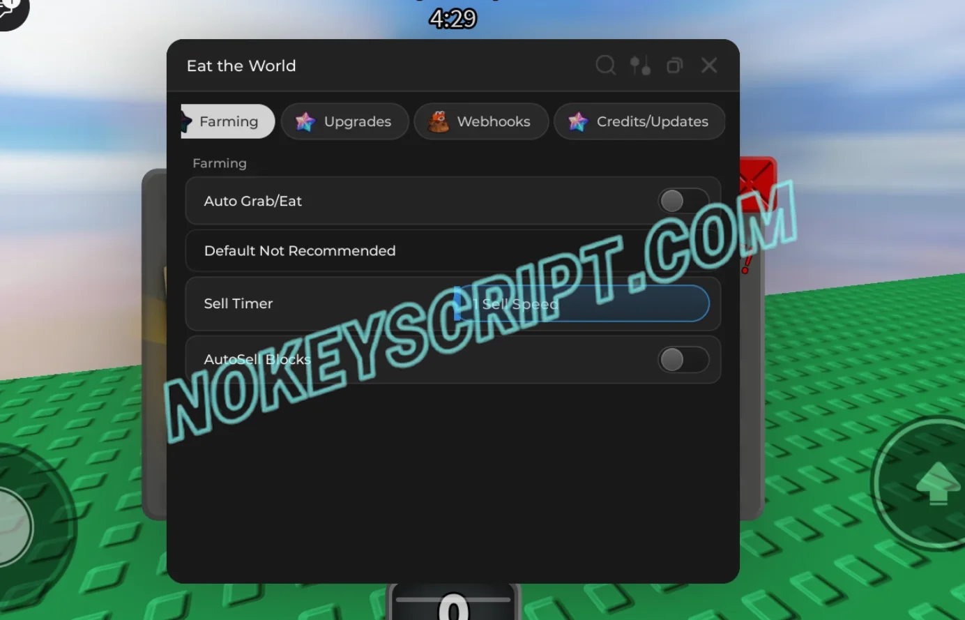 Eat the World Script [NO KEY] – Auto Eat, Auto Sell Blocks