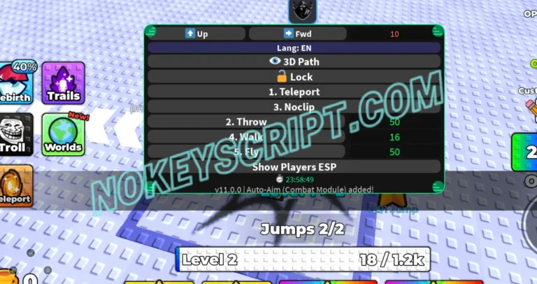 +1 Double Jump Escape Script HDLE Master Elite [No-Key]