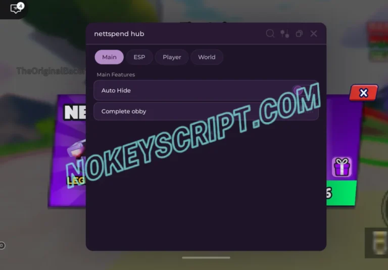 Hide or Die Script Nettspend Hub [No Key] – Auto Hide
