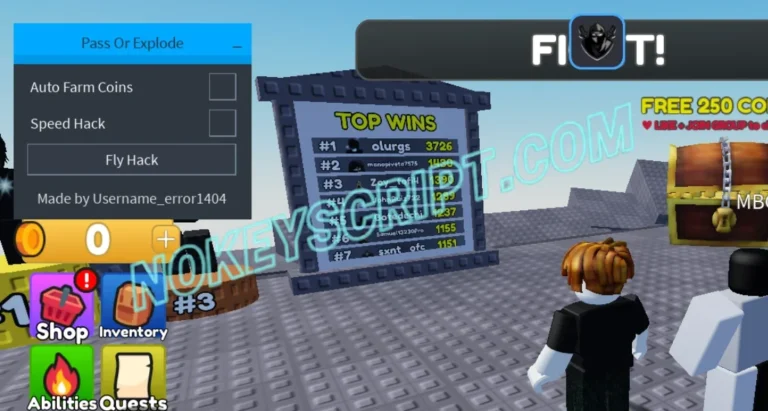 Pass or Explode Script [NO KEY] – Fly, Auto Farm Coins