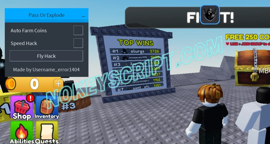 Pass or Explode Script [NO KEY] – Fly, Auto Farm Coins