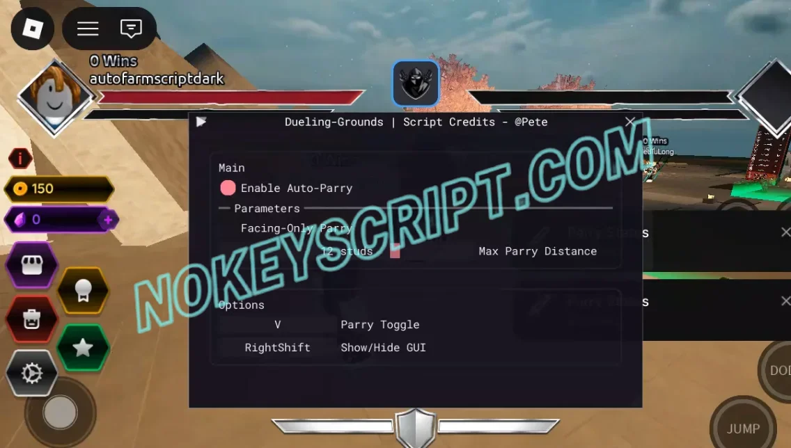 Dueling Grounds Script Pete [No Key] – Auto Parry