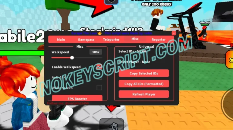 Escape The Lava Script RNDM [No Key] – Walkspeed, FPS
