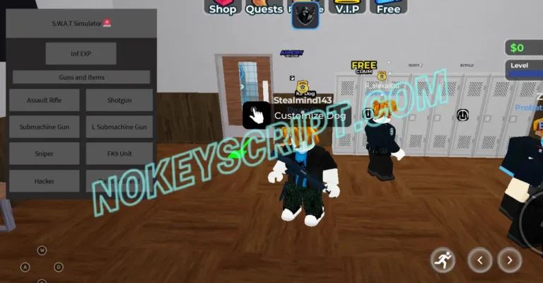 [👮] Tactical: Swat Simulator Script Keyless – Infinite Xp, Gun