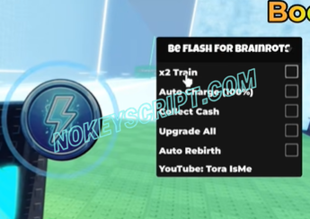 Be Flash For Brainrots Script Tora ISME – x2 Train, Charge