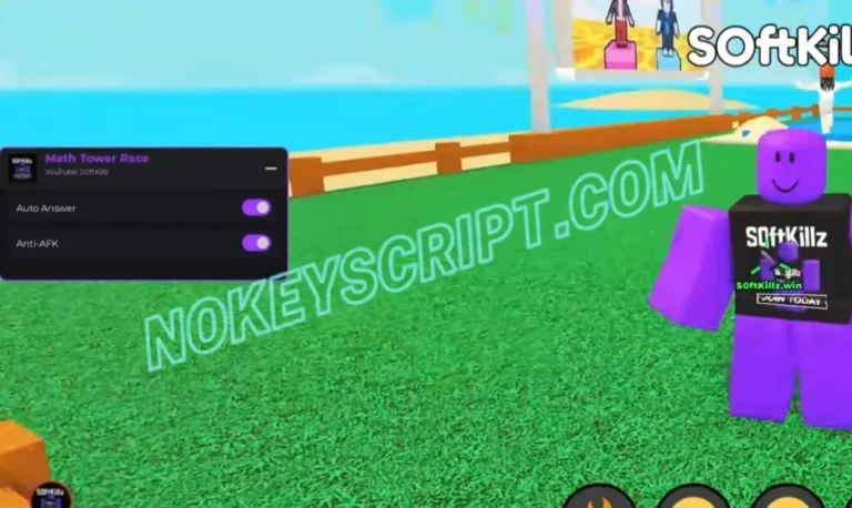 Math Tower Race Script SoftKillz – Auto Answer, Anti AFK