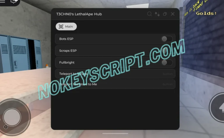 Lethal Ape Script T3CHN0’s Hub [NO KEY] – Scraps ESP