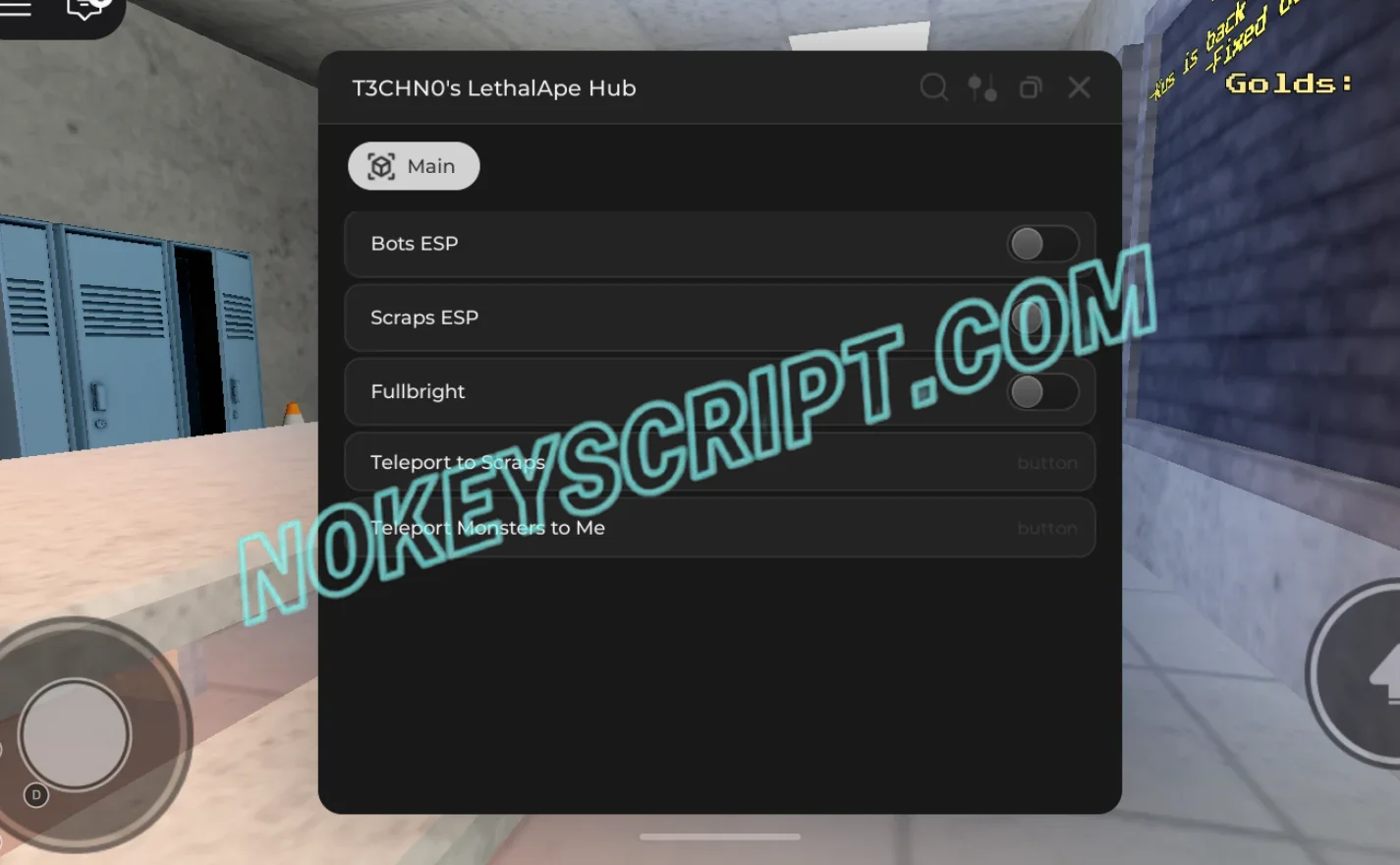 Lethal Ape Script T3CHN0’s Hub [NO KEY] – Scraps ESP