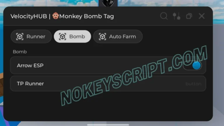 Monkey Bomb Tag Script Velocity [No Key] – Auto Farm