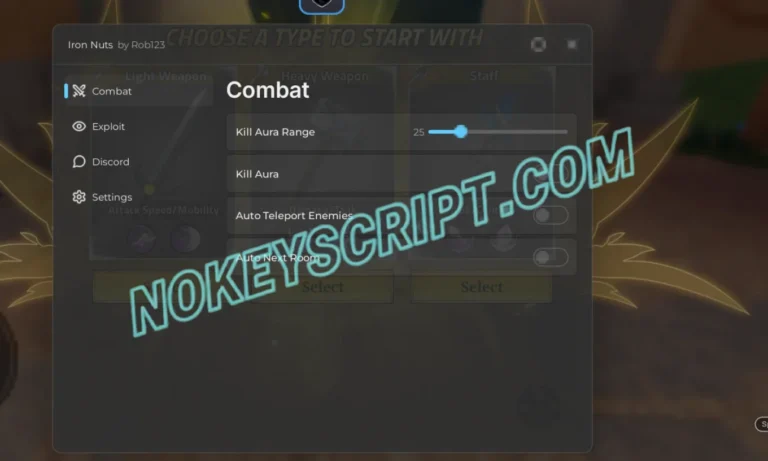 Iron Soul: Dungeon Script Iron Nuts [No Key] – Combat, TP Enemy