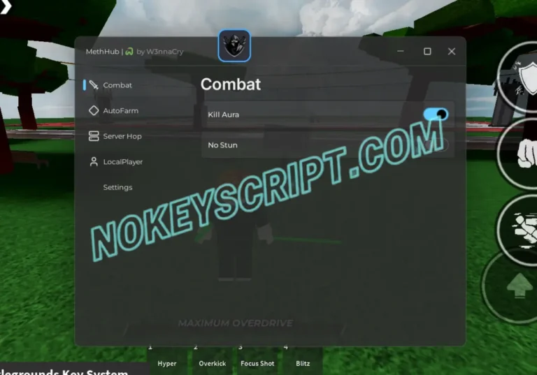 Heroes Battlegrounds Script MethHub [No Key] – Auto Farm