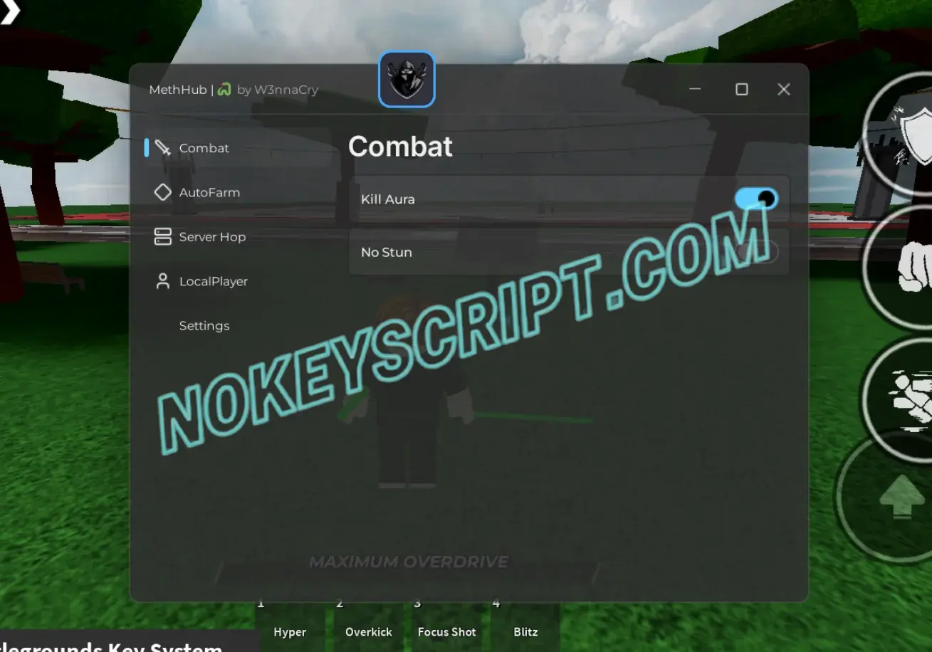 Heroes Battlegrounds Script MethHub [No Key] – Auto Farm