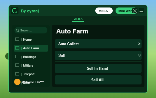 [💥] Mini War Script Cyraaj Hub [No Key] – Auto Farm, Buildings