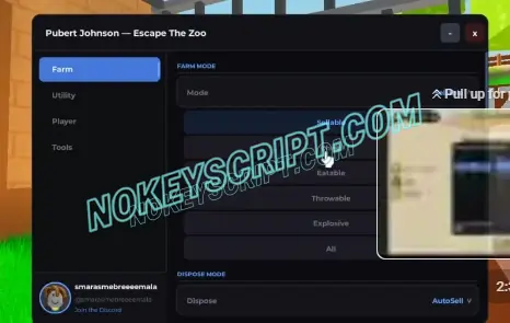 Escape The Zoo Script Pubert – Auto Farm, TP to Exit