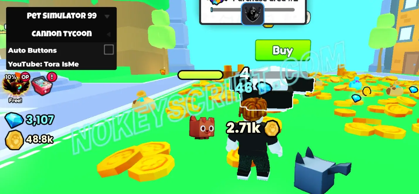 Pet Simulator 99 Script Tora IsMe – Auto Button