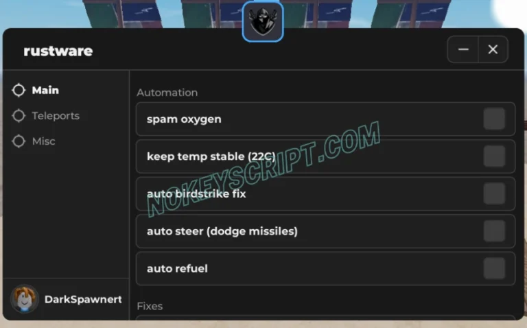 Rusty Rafts Script Rustware [No Key] – Spam Oxygen, Refuel