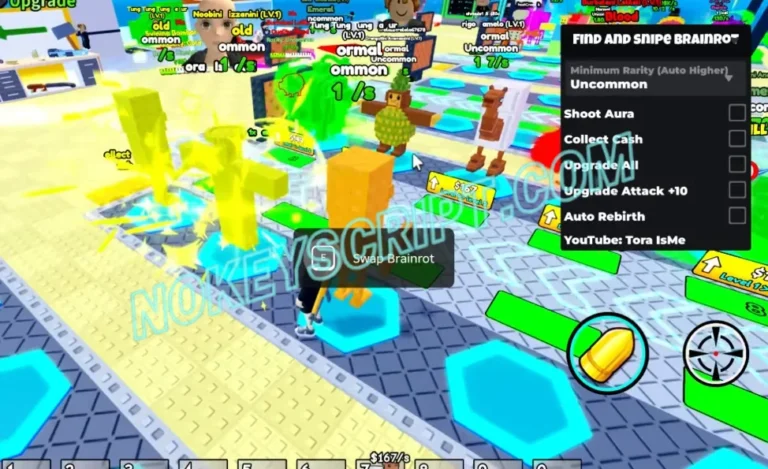 Find and snipe Brainrot Script Tora IsMe [No Key] – Shoot Aura