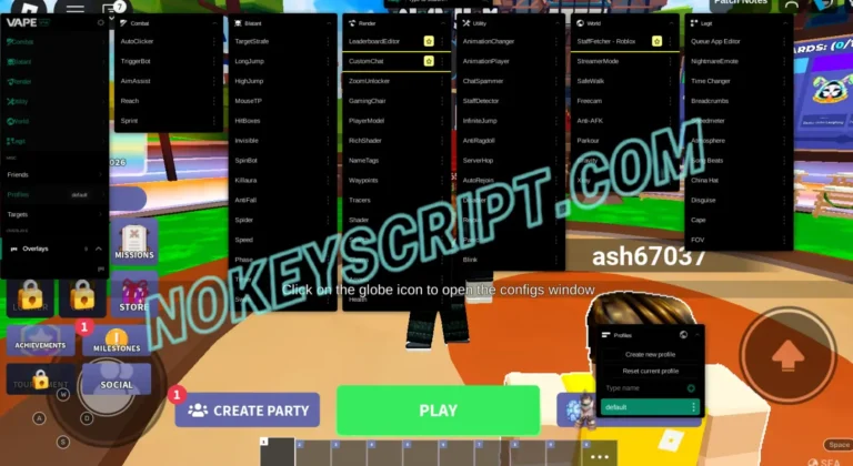 Bedwars Script Vape NO Key – Triggerbot, Mouse TP, AimAssist
