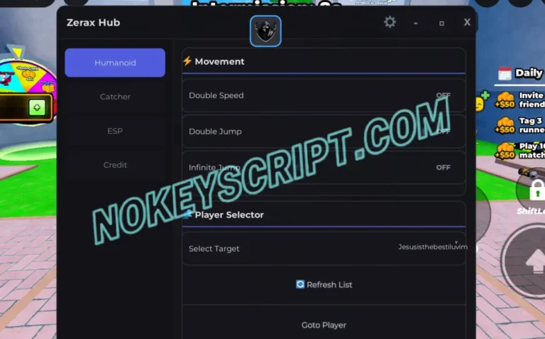 Super Tag Script Zerax Hub – No Key, Target Selection, ESP