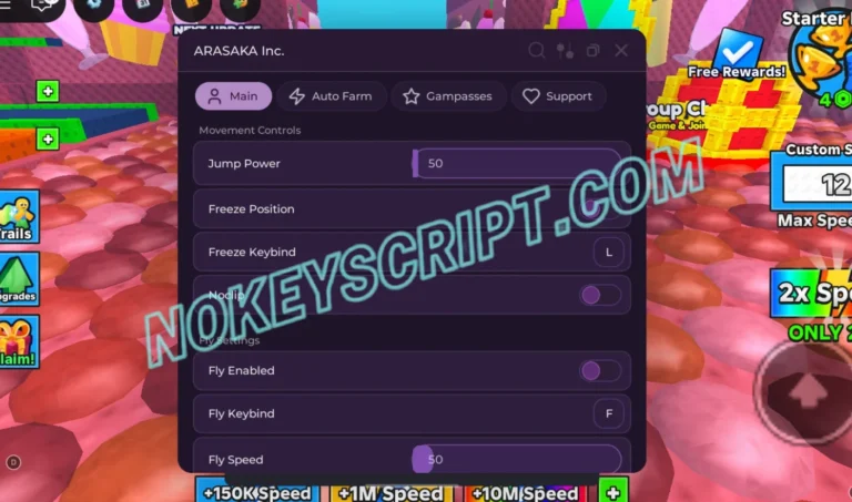+1 Speed Bubble Wrap Escape Candy Script Arasaka Hub NO – KEY