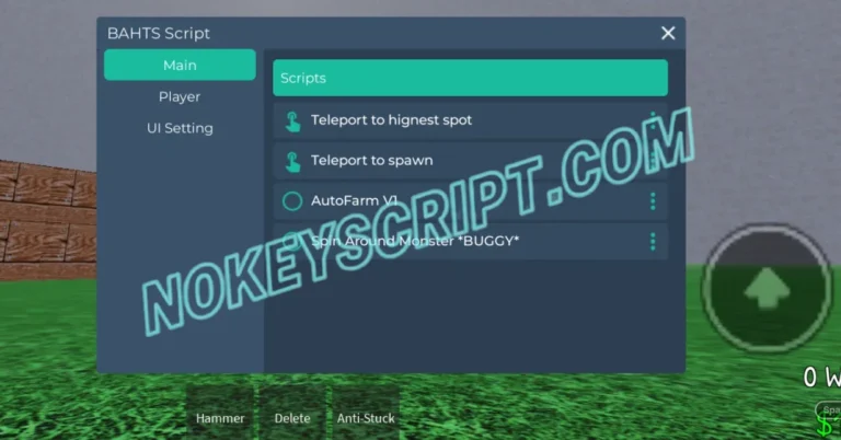 BUILD AND HIDE TO SURVIVE Script BAHTS [NO Key] – AutoFarm V1
