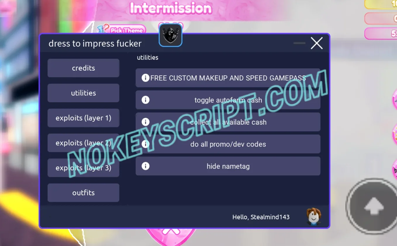 Dress To Impress Script DTI V2 [No Key] – Free Custom Makeup
